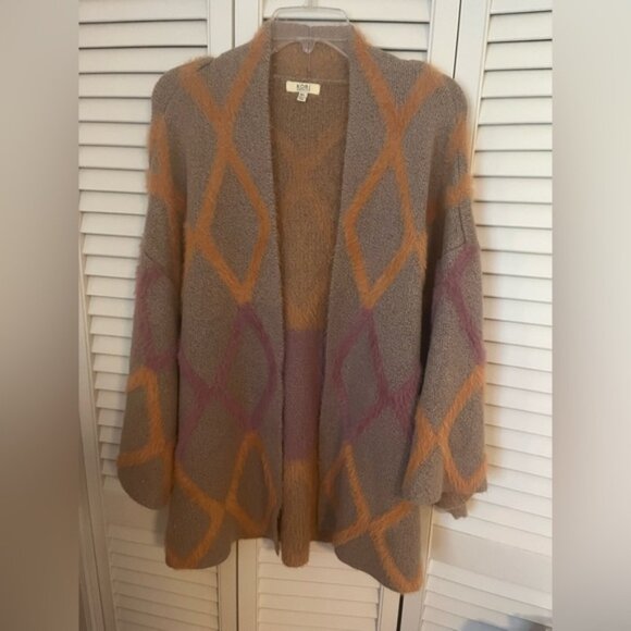 Cute, soft long cardigan - large - Picture 1 of 3